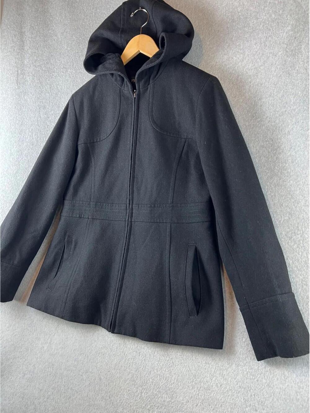 Fs Limited Jacket Wool Lightweight Zip Up Hooded Womens L - Picture 7 of 13